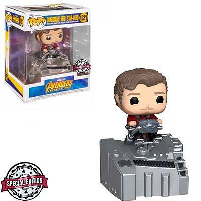 Funko Pop Marvel Infinity Guardins Ship Star - Lord Ex #1021 Vinil 9,5 cm Oficial Funko