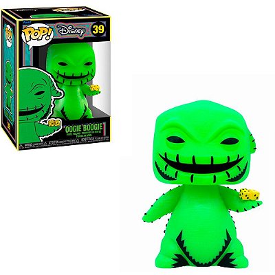 Funko Pop Disney Black Light Nbc - Oogie Boogie #39 Vinil 9,5 cm Oficial Funko