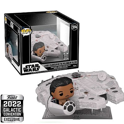 Funko Pop Star Wars Galactic Lando - Millenium Falcon #514 Vinil 9,5 cm Oficial Funko