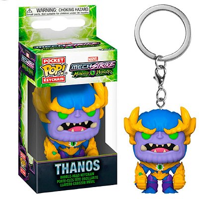 Funko Pop Keychain Monster - Hunters Thanos #61520 Vinil 9,5 cm Oficial Funko