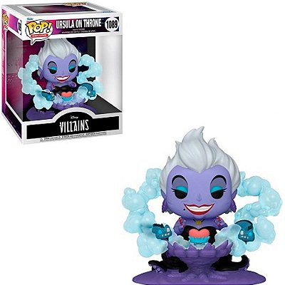 Funko Pop Disney Villains Ursula - On Throne #1089 Vinil 9,5 cm Oficial Funko