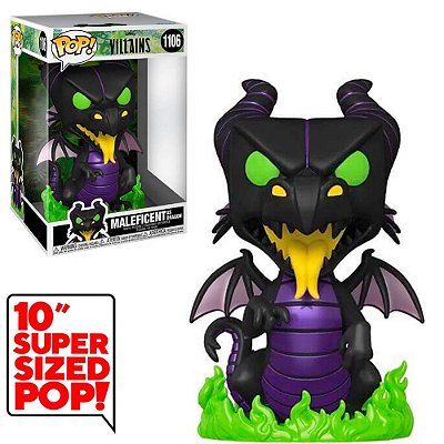 Funko Pop Disney Villains - Maleficent Dragon #1106 Vinil 9,5 cm Oficial Funko