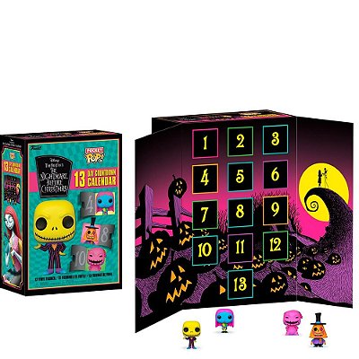 Funko Pop Pocket Calendar The Nightmare Before - Christmas 2022 #63959 Vinil 9,5 cm Oficial Funko