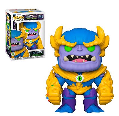 Funko Pop Marvel Mech Strike Monster - Hunters Thanos #993 Vinil 9,5 cm Oficial Funko