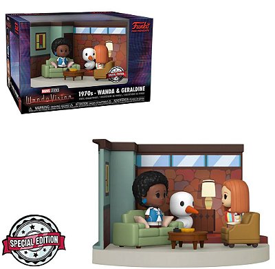 Funko Pop Marvel Wanda Vision Mini Moments Wanda - & Geraldine #60958 Vinil 9,5 cm Oficial Funko