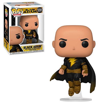 Funko Pop Black Adam - Black Adam #1231 Vinil 9,5 cm Oficial Funko