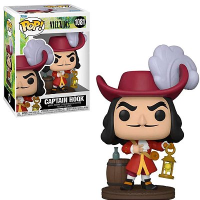 Funko Pop Disney Villains - Captain Hook #1081 Vinil 9,5 cm Oficial Funko