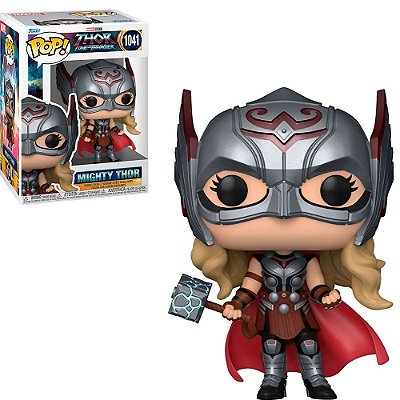 Funko Pop Marvel Thor Love And Thunder - Mighty Thor #1041 Vinil 9,5 cm Oficial Funko