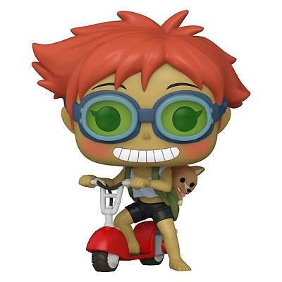 Funko Pop Cowboy Bebop Edward On - Scooter W/Ein #1215 Vinil 9,5 cm Oficial Funko