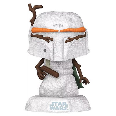Funko Pop Star Wars Holiday - Boba Fett #558 Vinil 9,5 cm Oficial Funko