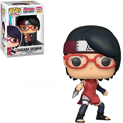 Funko Pop Boruto - Sarada Uchiha #672 Vinil 9,5 cm Oficial Funko