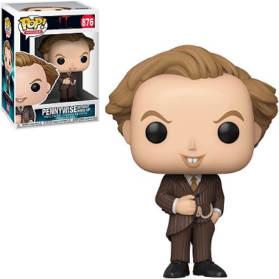 Funko Pop It Chapter 2 Pennywise - Without Make-Up #876 Vinil 9,5 cm Oficial Funko