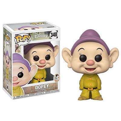 Funko Pop Disney Snow - White Dopey #340 Vinil 9,5 cm Oficial Funko