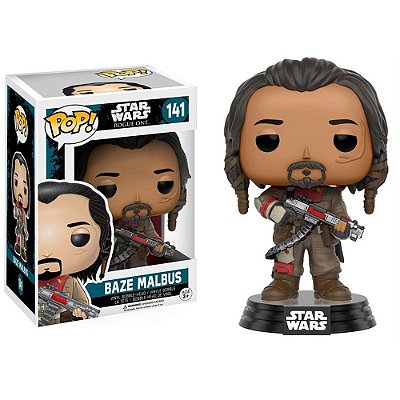 Funko Pop Star Wars Rogue - Baze Malbus #141 Vinil 9,5 cm Oficial Funko