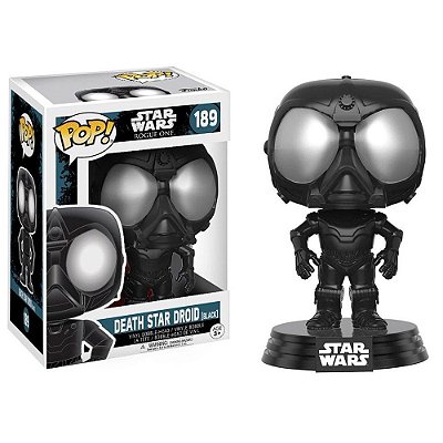 Funko Pop Star Wars Rogue Death - Star Droid #189 Vinil 9,5 cm Oficial Funko