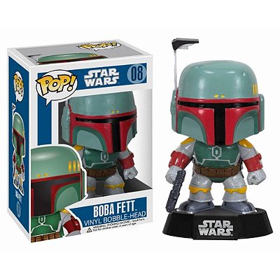 Funko Pop Star Wars - Boba Fett #08 Vinil 9,5 cm Oficial Funko