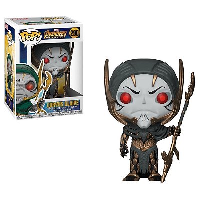 Funko Pop Marvel Infinity War - Corvus Glaive #290 Vinil 9,5 cm Oficial Funko