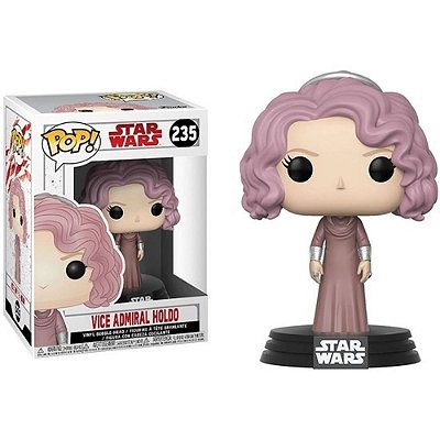 Funko Pop Star Wars 8 Vice - Admiral Holdo #235 Vinil 9,5 cm Oficial Funko
