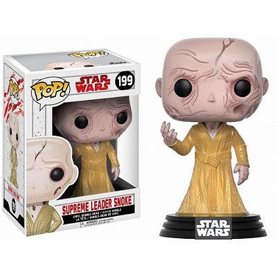 Funko Pop Star Wars 8 Supreme - Leader Snoke #199 Vinil 9,5 cm Oficial Funko
