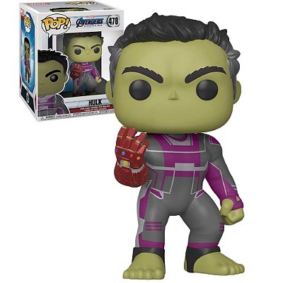Funko Pop Marvel Avengers - Endgame Hulk #478 Vinil 9,5 cm Oficial Funko