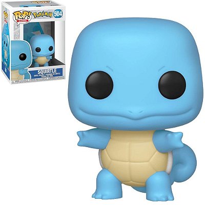 Funko Pop Pokemon - Squirtle #504 Vinil 9,5 cm Oficial Funko