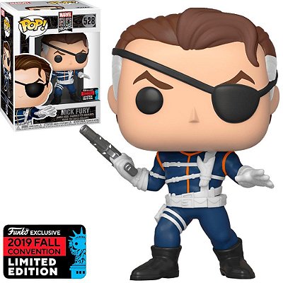 Funko Pop Marvel 80Th Firts Appearance - Nick Fury #528 Vinil 9,5 cm Oficial Funko