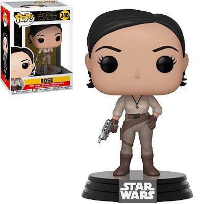 Funko Pop Star Wars Rise Of - Skywalker Rose #316 Vinil 9,5 cm Oficial Funko