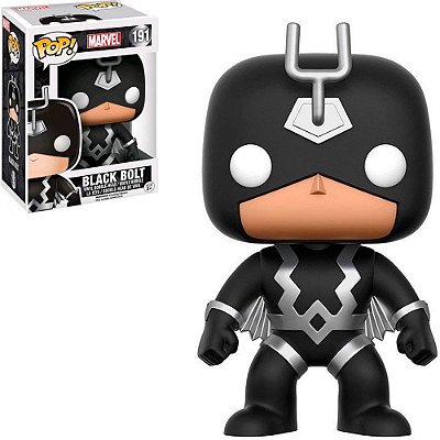 Funko Pop Marvel Black - Bolt Classic #191 Vinil 9,5 cm Oficial Funko
