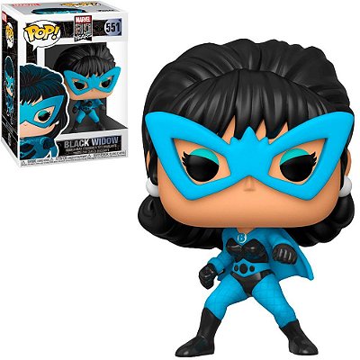 Funko Pop Marvel 80Th Firts Appearance - Black Widow #551 Vinil 9,5 cm Oficial Funko
