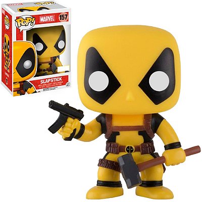 Funko Pop Marvel Deadpool - Deadpool Slapstick #157 Vinil 9,5 cm Oficial Funko
