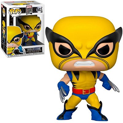 Funko Pop Marvel 80Th Firts - Appearance Wolverine #547 Vinil 9,5 cm Oficial Funko