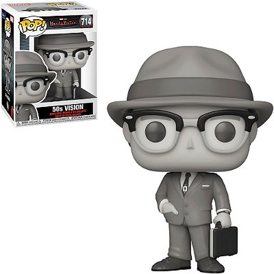 Funko Pop Marvel Wanda Vision - 50S Vision #714 Vinil 9,5 cm Oficial Funko