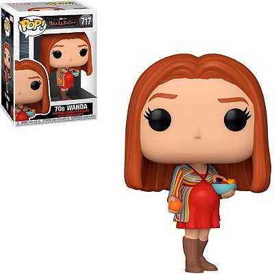Funko Pop Marvel Wanda Vision - 70S Wanda #717 Vinil 9,5 cm Oficial Funko