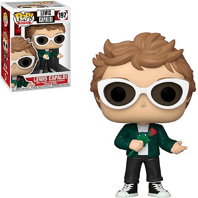 Funko Pop Rocks Lewis Capaldi - Lewis Capaldi #197 Vinil 9,5 cm Oficial Funko