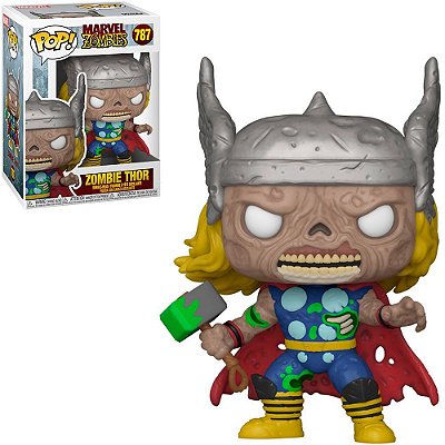Funko Pop Marvel - Zombies Thor #787 Vinil 9,5 cm Oficial Funko