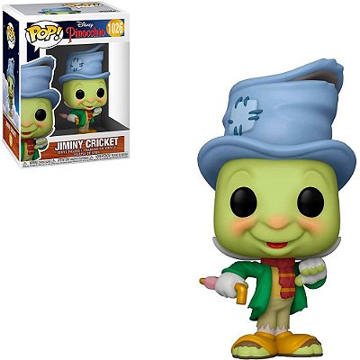Funko Pop Disney Pinocchio - Jiminy Cricket #1026 Vinil 9,5 cm Oficial Funko