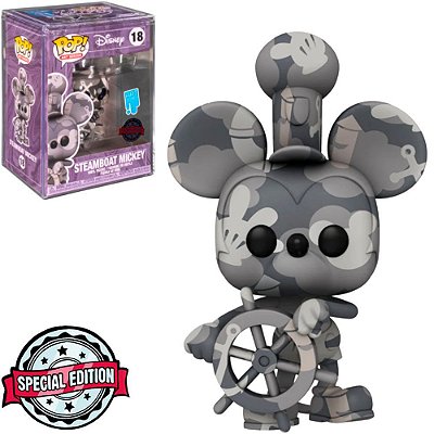 Funko Pop Disney Artist - Mickey Steamboat #18 Vinil 9,5 cm Oficial Funko