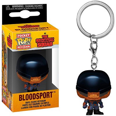 Funko Pop Keychain Suicide - Squad Bloodsport (Temporada 2) #56005 Vinil 9,5 cm Oficial Funko