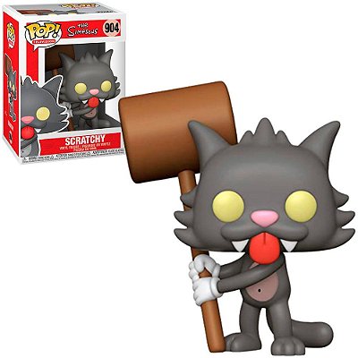 Funko Pop The - Simpsons Scratchy #904 Vinil 9,5 cm Oficial Funko
