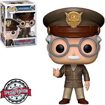 Funko Pop Marvel Stan - Lee General #282 Vinil 9,5 cm Oficial Funko