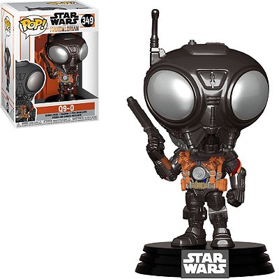 Funko Pop Star Wars - Mandalorian Q9-O #349 Vinil 9,5 cm Oficial Funko