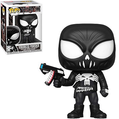 Funko Pop Marvel Venom - Venomized Punisher #595 Vinil 9,5 cm Oficial Funko