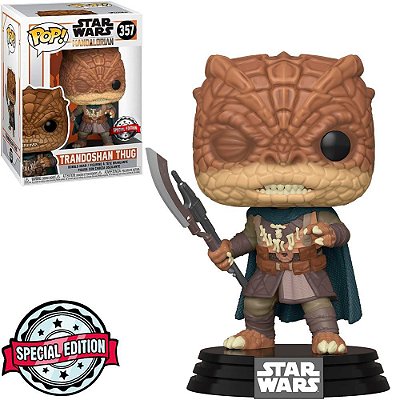 Funko Pop Star Wars Mandalorian - Trandoshan Thug #357 Vinil 9,5 cm Oficial Funko