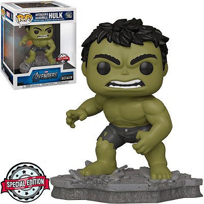 Funko Pop Marvel - Avengers Hulk #585 Vinil 9,5 cm Oficial Funko