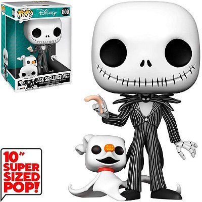 Funko Pop Disney Nbc Jack - Jack W/Zero #809 Vinil 9,5 cm Oficial Funko