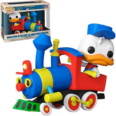 Funko Pop Disney 65Th Donald On The Casey - Jr.Circus Circus #01 Vinil 9,5 cm Oficial Funko