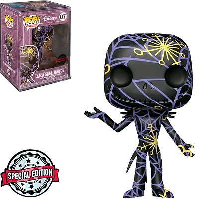 Funko Pop Disney Art Series - Jack Skellington #07 Vinil 9,5 cm Oficial Funko