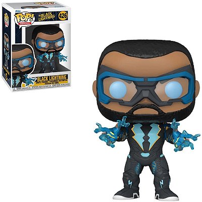 Funko Pop Heroes Black Lightning - Black Lightning #426 Vinil 9,5 cm Oficial Funko