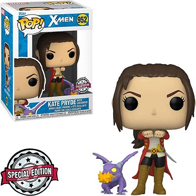 Funko Pop Marvel X-Men Kate - Pryde W/Lockheed #952 Vinil 9,5 cm Oficial Funko