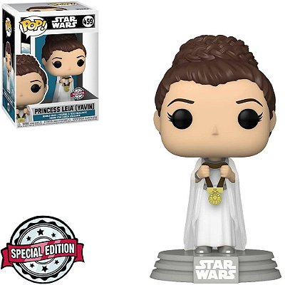 Funko Pop Star Wars Across The Galaxy - Princess Leia #459 Vinil 9,5 cm Oficial Funko